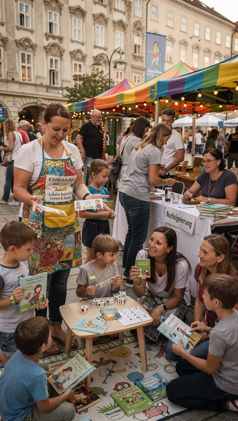 Ein Elternteil liest einem Kind eine Geschichte vor, während sie auf dem Sofa sitzen.